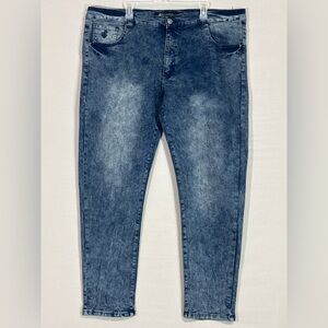 Rocawear Slim Fit Jeans Men’s W42 Acid Wash Stretch Denim